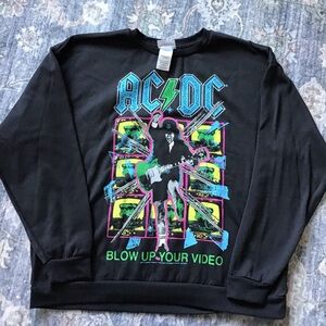 AC/DC Black Sweater Size XL